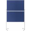 magnetoplan moderační tabule Evolution plus (d x š x v) 1530 x 1200 x 2100 mm plsť modrá skládací 1151303