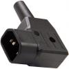 RS PRO Konektor IEC C14, orientace těla: Pravý úhel, Kabel Vnější, 250V 10A RS PRO Konektor IEC C14, orientace těla: Pravý úhel, Kabel Vnější, 250V 10A