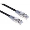 RS PRO Cat5e Ethernetové kabely, Černá, Polyvinylchlorid, A: RJ45, 30V 2 m Vnější, B: RJ45 Vnější, typ pláště: Stíněné RS PRO Cat5e Ethernetové kabely, Černá, Polyvinylchlorid, A: RJ45, 30V 2 m Vnější, B: RJ45 Vnější, typ pláště: Stíněné