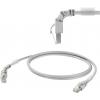 Weidmüller 1233160100 RJ45 síťové kabely, propojovací kabely CAT 6A S/FTP 10.00 m šedá samozhášecí 1 ks Weidmüller 1233160100 RJ45 síťové kabely, propojovací kabely CAT 6A S/FTP 10.00 m šedá samozhášecí 1 ks