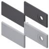 Bosch Rexroth Obdélníková krytka, Polypropylen barva Šedá, pasuje do profilu: 45 x 90 mm, pasuje do drážky : 10 mm