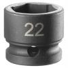 Nástrčkový klíč 1/2 in pohon 22 mm 6 bodů Čtvercový, celková délka: 26mm Facom Nástrčkový klíč 1/2 in pohon 22 mm 6 bodů Čtvercový, celková délka: 26mm Facom