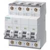 Siemens Miniaturní jistič, rozsah: 5SY4 3+Npólový 16A vypínací výkon 10 kA, charakteristika: Typ C, rozsah: SENTRON 400V
