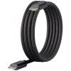 Renkforce USB kabel USB 2.0 USB-C ® zástrčka, USB-C ® zástrčka 1.00 m černá S magnetickým vinutím, látkový potah RF-6437920