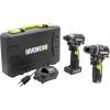 Worx Professional aku rázový utahovák, aku vrtací šroubovák, 12 V, 2 Ah, 4 Ah Li-Ion vč. 2x aku, vč. nabíječky, Vč. úložného boxu, WU927 Worx Professional aku rázový utahovák, aku vrtací šroubovák, 12 V, 2 Ah, 4 Ah Li-Ion vč. 2x aku, vč. nabíječky, Vč. úložného boxu, WU927