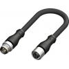 Kabel pro snímače a ovladače, A: Vnitřní, A: M12, Rovný 4, B: M12, Přímý, B: Vnější, 30V 8, IP67 RS PRO 1 m Kabel pro snímače a ovladače, A: Vnitřní, A: M12, Rovný 4, B: M12, Přímý, B: Vnější, 30V 8, IP67 RS PRO 1 m