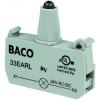 BACO Blok světel, řada: BACO Blok světel 230V Šroub barva Zelená LED