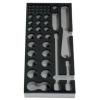 Tác na nářadí, Pěnová výplň 180mm, délka: 405 mm, výška: 40 mm SAM Tác na nářadí, Pěnová výplň 180mm, délka: 405 mm, výška: 40 mm SAM