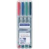 Staedtler Lumocolor® non-permanent pen 311 311 WP4 Univerzální značkovač červená, modrá, zelená, černá 0.4 mm Staedtler Lumocolor® non-permanent pen 311 311 WP4 Univerzální značkovač červená, modrá, zelená, černá 0.4 mm