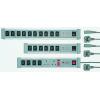 RS PRO Zásuvková lišta 10cestná 2m kabel, 230V ac 10A Typ G Ochrana RCD IEC C13 Jištěný Přepěťová ochrana