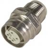 HARTING Adaptér pro kulaté konektory, orientace těla: Rovný 4 M12 Vnitřní 4, 0 °C M12 Vnější HARTING Adaptér pro kulaté konektory, orientace těla: Rovný 4 M12 Vnitřní 4, 0 °C M12 Vnější