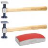 KS Tools 140.2138 Standardní kladivo karoserie, kulaté/hranaté, 325 mm
