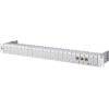 Metz Connect 130B11P0-E 24 portů síťový patch panel 483 mm (19) CAT 6A 1 U šedá osazený Metz Connect 130B11P0-E 24 portů síťový patch panel 483 mm (19) CAT 6A 1 U šedá osazený