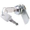 Zámková vložka S klíčem, Klíč, hloubka od panelu k jazýčku: 13 mm, Chromová 20.1 x 17.6 mm Euro-Locks a Lowe & Fletcher