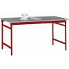 Manuflex BB3034.3003 Servírovací stolek základní stacionárně s plechu v rubínově červená RAL 3003, Šxhxv: 1250 povlak deska x 600 x 780 mm rubínově červená Manuflex BB3034.3003 Servírovací stolek základní stacionárně s plechu v rubínově červená RAL 3003, Šxhxv: 1250 povlak deska x 600 x 780 mm rubínově červená