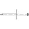 trhací nýt TOOLCRAFT 160154, (Ø x d) 5 mm x 10 mm, hliník, 250 ks