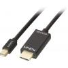 LINDY HDMI / VGA kabelový adaptér Zástrčka HDMI-A, VGA pólové Zástrčka...