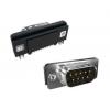 Amphenol Communications Solutions Konektor D-Sub, řada: Slimline, počet kontaktů: 9, orientace těla: Pravý úhel 2.78 mm, Amphenol Communications Solutions Konektor D-Sub, řada: Slimline, počet kontaktů: 9, orientace těla: Pravý úhel 2.78 mm,