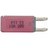 PARTS PTT Circuit Breaker Mini, type 3. Manual Reset, 10AC001-102-0063 standardní plochá pojistka pro motorová vozidla , 28 V, 10 A, 1 ks