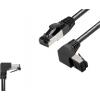 BKL Electronic 144020 RJ45 síťové kabely, propojovací kabely CAT 8.1 S/FTP 3 m černá bez halogenů 1 ks BKL Electronic 144020 RJ45 síťové kabely, propojovací kabely CAT 8.1 S/FTP 3 m černá bez halogenů 1 ks