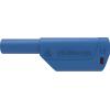 Schützinger DI SFK 8500 L Ni / AS / BL bezpečnostní banánek 4 mm Rovná Ø pin: 4 mm modrá 1 ks