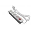 RS PRO Prodlužovací kabel, délka kabelu: 2 m 4 zásuvek, 250V, IP20 Bílá, Bílá Polyvinylchlorid Schuko Aktivace sepnutí RS PRO Prodlužovací kabel, délka kabelu: 2 m 4 zásuvek, 250V, IP20 Bílá, Bílá Polyvinylchlorid Schuko Aktivace sepnutí