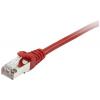 Equip 605521 RJ45 síťové kabely, propojovací kabely CAT 6 S/FTP 2.00 m červená pozlacené kontakty 1 ks