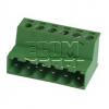 Svorkovnice vidlice 2EDGKR-5.08-06P, 6 pólů, 320 V / 20 A, zelená Svorkovnice vidlice 2EDGKR-5.08-06P, 6 pólů, 320 V / 20 A, zelená