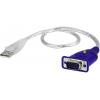 ATEN 2A-130G VGA EDID emulátor [1x VGA zástrčka - 1x D-SUB zástrčka 15pólová] transparentní 0.35 m