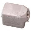 Kryt konektoru HDC D6B-SE-2G-M20, úhlový, M20, hliník, IP65