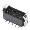 HARWIN Konektor PCB, řada: Datamate L-Tek, Deska-deska, Vodič-deska, počet kontaktů: 10, počet řad: 2, rozteč: 2 mm,