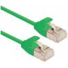 Roline 21.15.3330 RJ45 síťové kabely, propojovací kabely CAT 6A U/FTP 0.15 m zelená nestíněný, bez halogenů, samozhášecí 1 ks Roline 21.15.3330 RJ45 síťové kabely, propojovací kabely CAT 6A U/FTP 0.15 m zelená nestíněný, bez halogenů, samozhášecí 1 ks