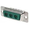 FCT from Molex Konektor D-Sub, řada: 172704, počet kontaktů: 3, orientace těla: Rovný, Montáž do panelu Vnější, D-SUB, A