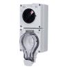 Solight zásuvka IP66 s vypínačem, vodotěsná a prachotěsná 5B351