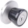 Zámek skříňky S klíčem, Klíč, hloubka od panelu k jazýčku: 11 mm, Chromová 22 mm Euro-Locks a Lowe & Fletcher group