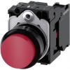 Siemens Tlačítkový spínač, řada: SIRIUS ACT 3SU11 IP66, IP67, IP69K SPST Deska 22 mm Červená Siemens Tlačítkový spínač, řada: SIRIUS ACT 3SU11 IP66, IP67, IP69K SPST Deska 22 mm Červená