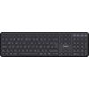 Trust Vaiya Bluetooth® klávesnice německá, QWERTZ černá nabíjecí