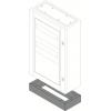 ABB Sokl, řada: SR2 300 mm barva Šedá 100 mm 600 mm, Ocel pro Pouzdro ABB Sokl, řada: SR2 300 mm barva Šedá 100 mm 600 mm, Ocel pro Pouzdro