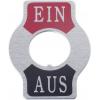 TRU COMPONENTS TC-Indicator Plate ON/OFF označovací štítek Potisk (motiv) EIN/AUS 1 ks