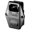 Schurter 4304.6087 IEC zástrčka C13/C14 zástrčka, rovná Počet kontaktů: 3 10 mA černá 1 ks Schurter 4304.6087 IEC zástrčka C13/C14 zástrčka, rovná Počet kontaktů: 3 10 mA černá 1 ks