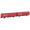 Hobbytrain H24651 Sada 2 KS posuvných nástěnných vozů Hblaclns DB Cargo Hobbytrain H24651 Sada 2 KS posuvných nástěnných vozů Hblaclns DB Cargo