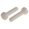 RS PRO Šroub s vnitřním šestihranem, Obyčejný, Nylon, M10, délka: 40 mm RS PRO Šroub s vnitřním šestihranem, Obyčejný, Nylon, M10, délka: 40 mm