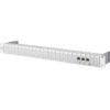 Metz Connect 130920-E 24 portů síťový patch panel 483 mm (19) CAT 6A 1 U stříbrná (metalíza) osazený