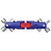 Knipex 00 11 06 V04 KNIPEX 00 11 06 V04 Univerzální klíč na rozvodné skříně JointKey Quadro pro běžné zavírací systémy, 161 mm klíč od skříňového rozvaděče 1 ks Knipex 00 11 06 V04 KNIPEX 00 11 06 V04 Univerzální klíč na rozvodné skříně JointKey Quadro pro běžné zavírací systémy, 161 mm klíč od skříňového rozvaděče 1 ks