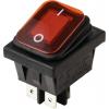 TRU COMPONENTS TC-13599528 kolébkový spínač 250 V/AC 16 A 2x vyp/zap IP65 (čelní strana) s aretací 1 ks TRU COMPONENTS TC-13599528 kolébkový spínač 250 V/AC 16 A 2x vyp/zap IP65 (čelní strana) s aretací 1 ks