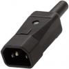 RS PRO Konektor IEC C14, orientace těla: Rovný, Kabel Vnější, 250V 10A RS PRO Konektor IEC C14, orientace těla: Rovný, Kabel Vnější, 250V 10A