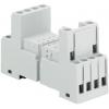 ABB Objímka relé pro 2 nebo 4 kontakty (SPDT) mikrorelé CR-M. 8 250V CR-M4SS Upevnění dveří