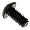 RS PRO Šroub s vnitřním šestihranem, Černá, Ocel hlavice Vnitřní šestihran, M4, M4, délka: 8 mm