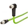 Metz Connect 142M2X1C020 M 12 síťové kabely, propojovací kabely CAT 6A S/FTP 2.00 m zelená krytí PUR, odolné proti kyselinám, odolné proti ozonu, odolné proti Metz Connect 142M2X1C020 M 12 síťové kabely, propojovací kabely CAT 6A S/FTP 2.00 m zelená krytí PUR, odolné proti kyselinám, odolné proti ozonu, odolné proti