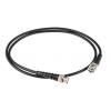 Koaxiální kabel, řada: BNC RG58C/U, Černá Polyvinylchlorid, vnější průměr: 14.6 mm OD 50 Ω Telegartner S koncovkou Koaxiální kabel, řada: BNC RG58C/U, Černá Polyvinylchlorid, vnější průměr: 14.6 mm OD 50 Ω Telegartner S koncovkou